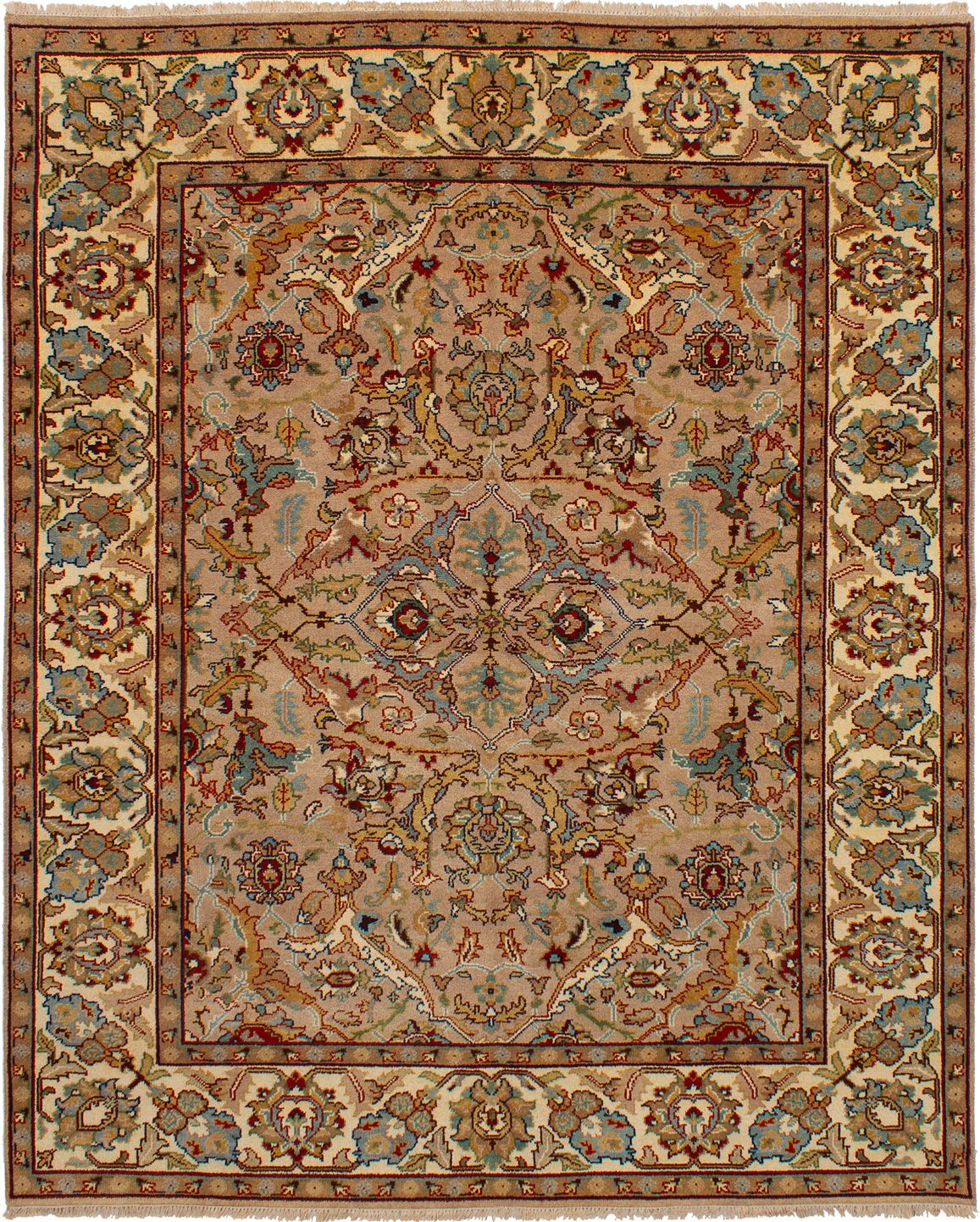 Hand-knotted Serapi Heritage Tan Wool Rug 8'0" x 9'10" Size: 8'0" x 9'10"  