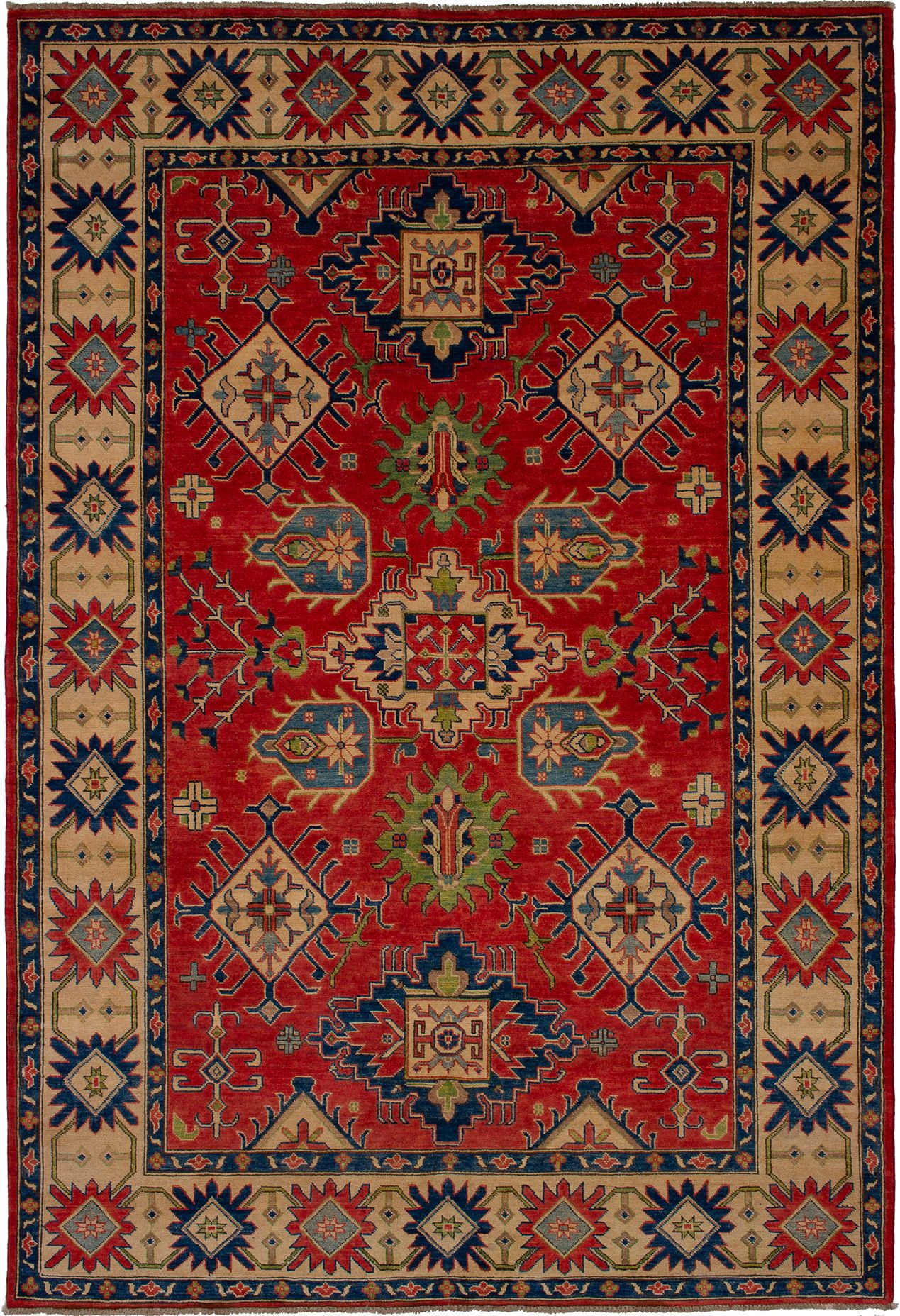 Hand-knotted Finest Gazni Dark Copper Wool Rug 6'6" x 9'9" Size: 6'6" x 9'9"  