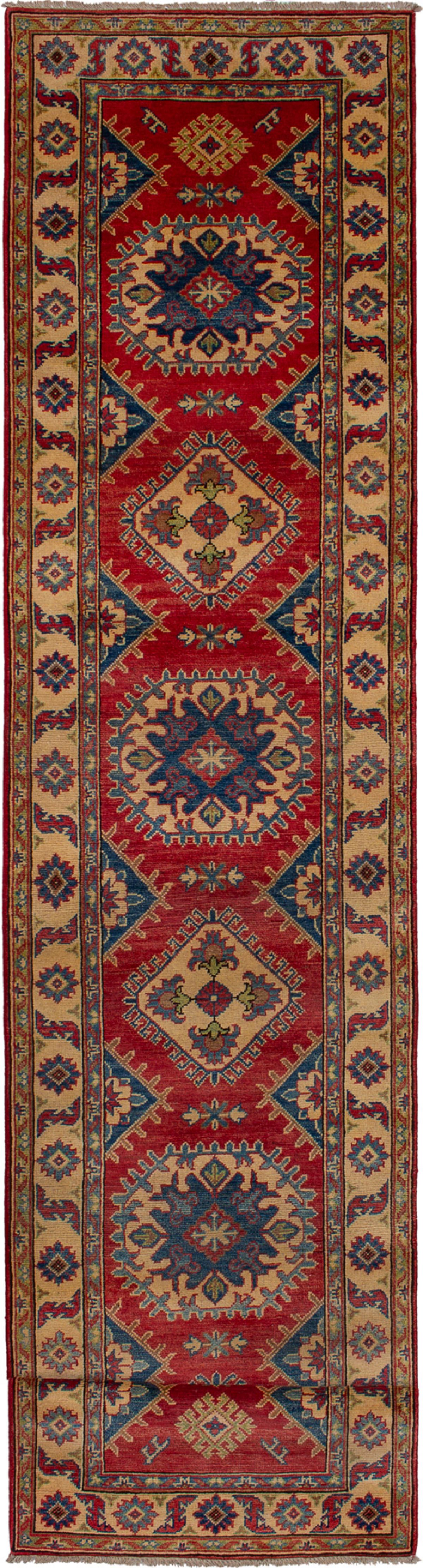 Hand-knotted Finest Gazni Red Wool Rug 2'7" x 19'2" Size: 2'7" x 19'2"  