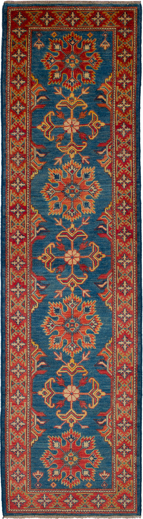 Hand-knotted Finest Gazni Dark Copper Wool Rug 2'8" x 10'0"  Size: 2'8" x 10'0"  
