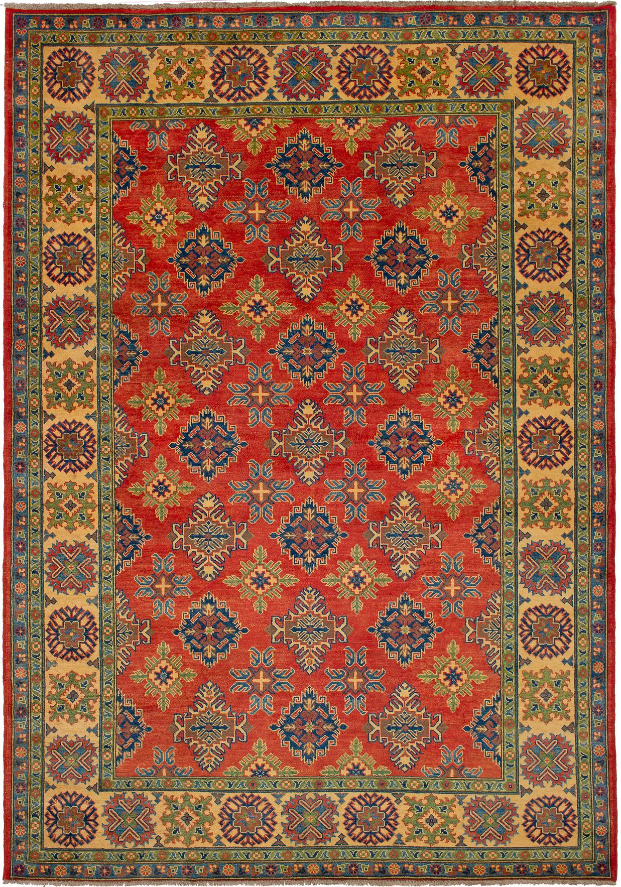 Hand-knotted Finest Gazni Dark Copper Wool Rug 6'9" x 9'8" Size: 6'9" x 9'8"  