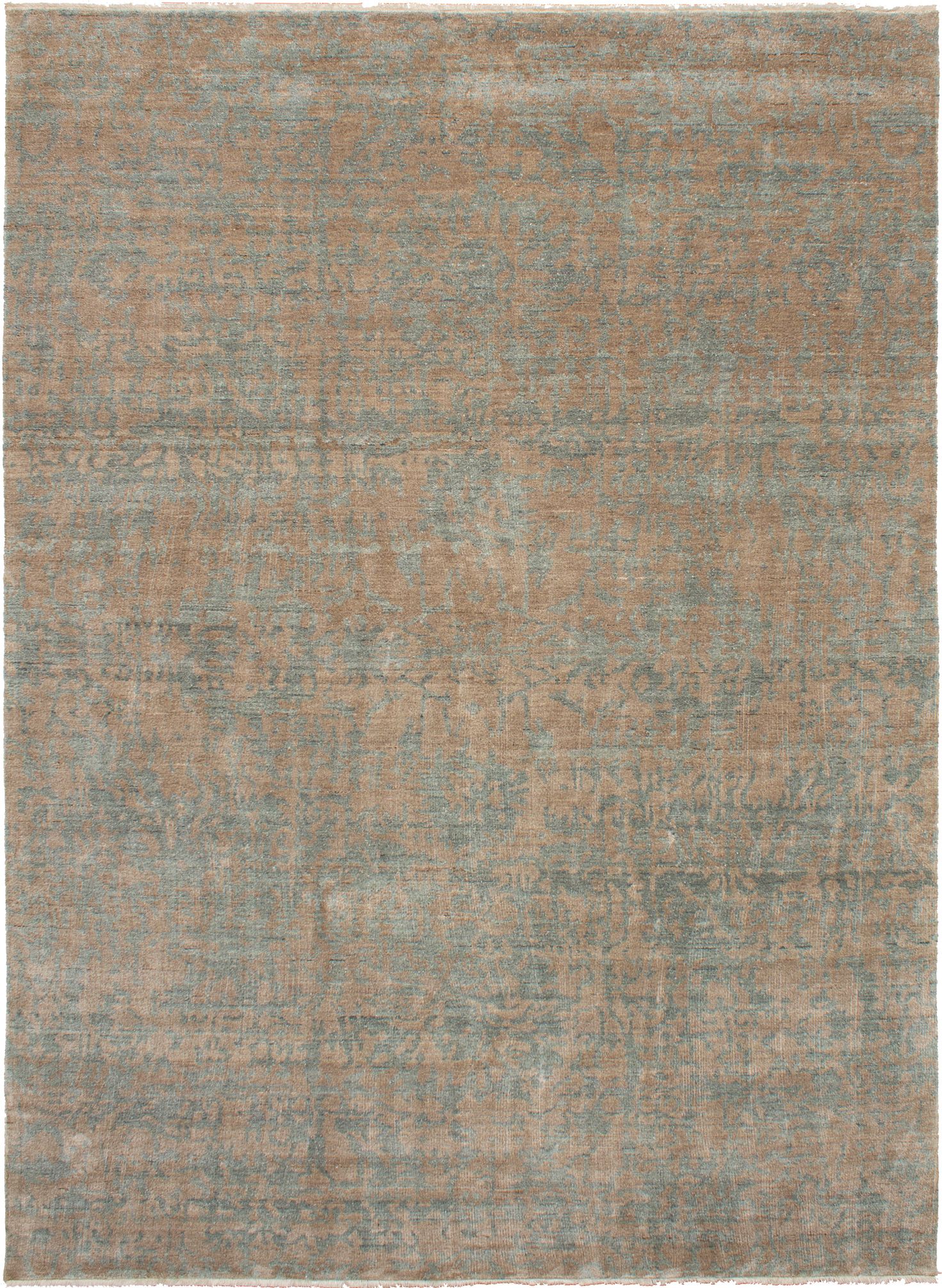 Hand-knotted Elixir Tan  Rug 8'8" x 11'11" Size: 8'8" x 11'11"  