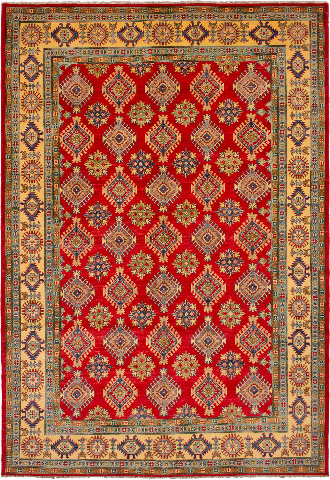 Hand-knotted Finest Gazni Red Wool Rug 8'4" x 12'3" Size: 8'4" x 12'3"  