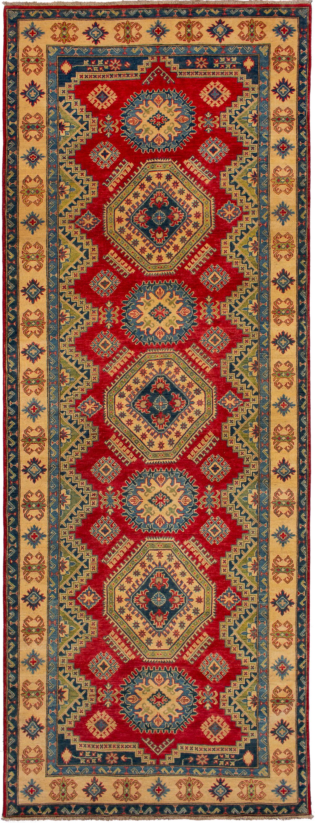 Hand-knotted Finest Gazni Red Wool Rug 5'2" x 13'11" Size: 5'2" x 13'11"  