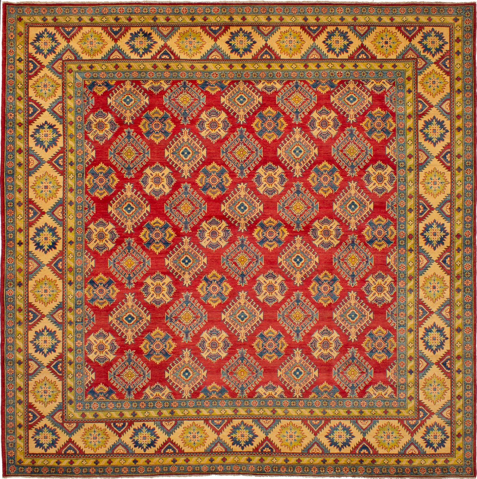 Hand-knotted Finest Gazni Red Wool Rug 10'2" x 9'10" Size: 10'2" x 9'10"  