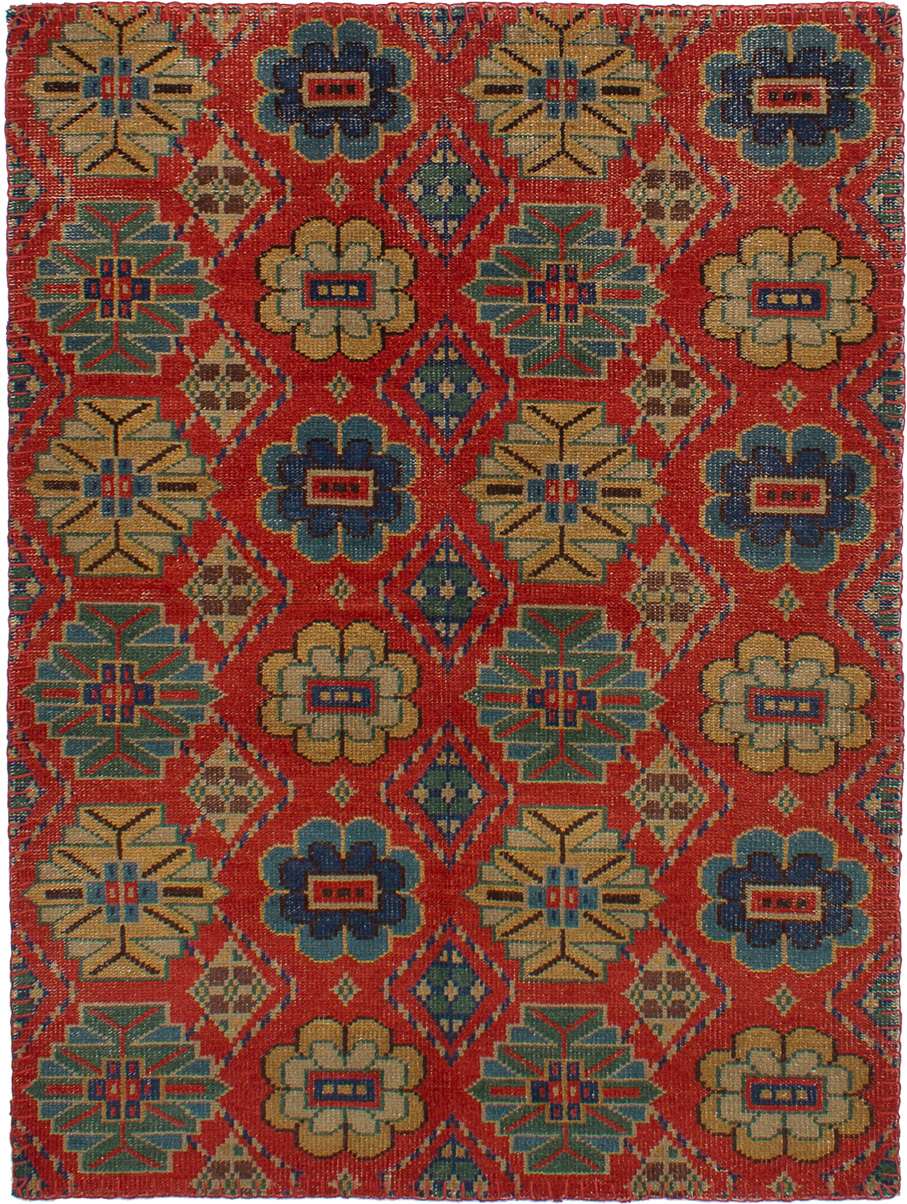 Hand-knotted Mystique Red Wool Rug 6'1" x 9'0" Size: 6'1" x 9'0"  