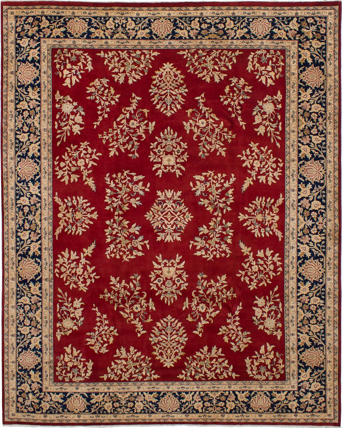 Hand-knotted Royal Mahal Red Wool Rug 7'10" x 9'10" Size: 7'10" x 9'10"  