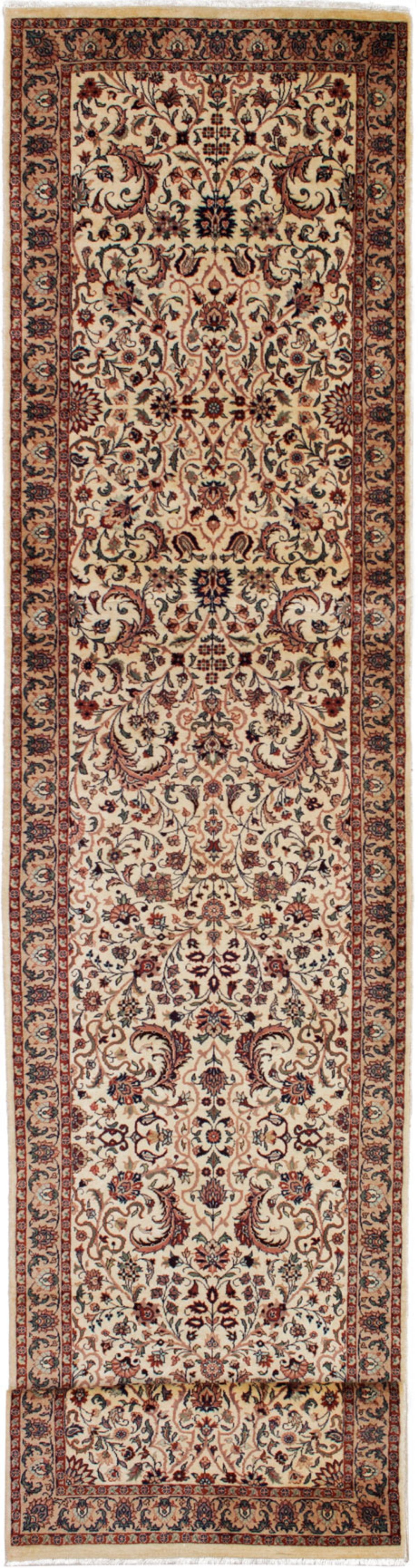Hand-knotted Pako Persian 18/20 Cream Wool Rug 2'5" x 11'10" Size: 2'5" x 11'10"  