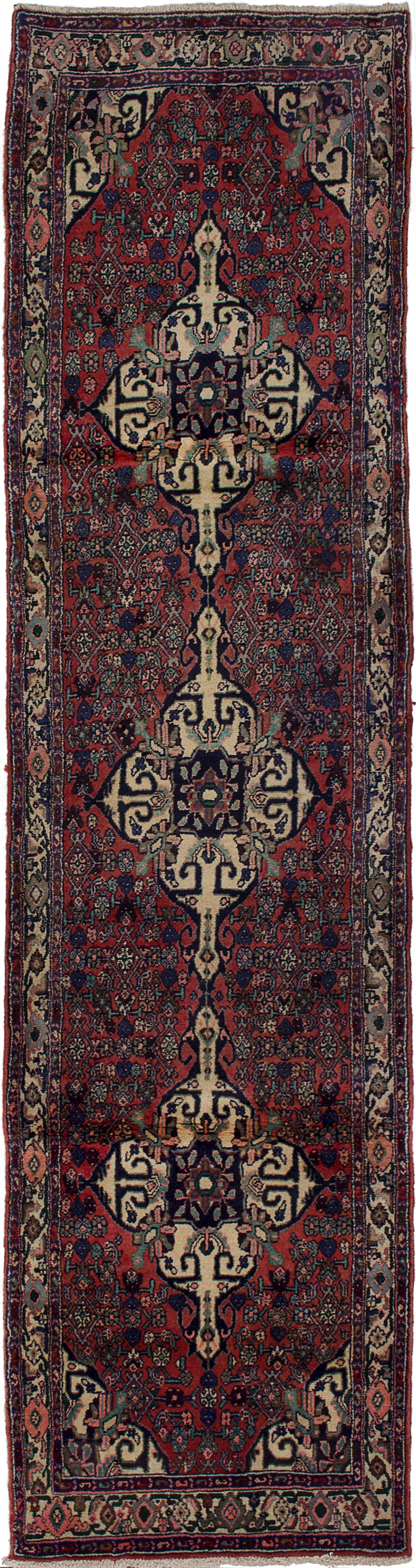 Hand-knotted Lilihan Dark Copper Wool Rug 2'6" x 9'11" Size: 2'6" x 9'11"  