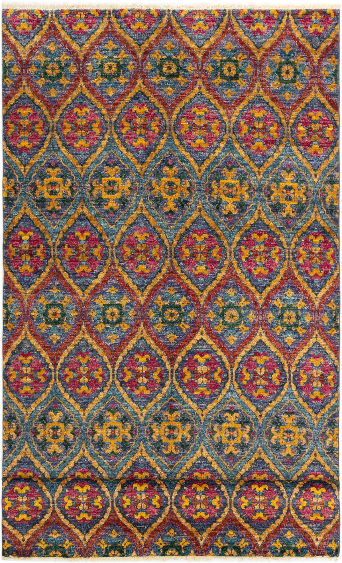 Hand-knotted Shalimar Red Wool Rug 6'0" x 13'9" Size: 6'0" x 13'9"  