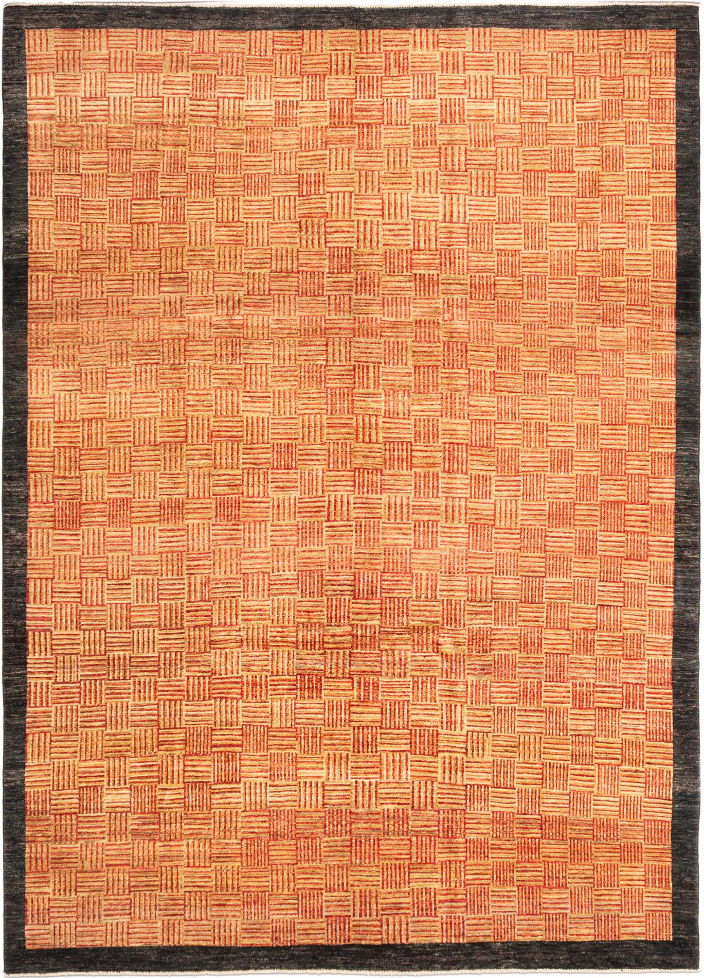 Hand-knotted Finest Ziegler Chobi Red Wool Rug 8'10" x 12'1" Size: 8'10" x 12'1"  