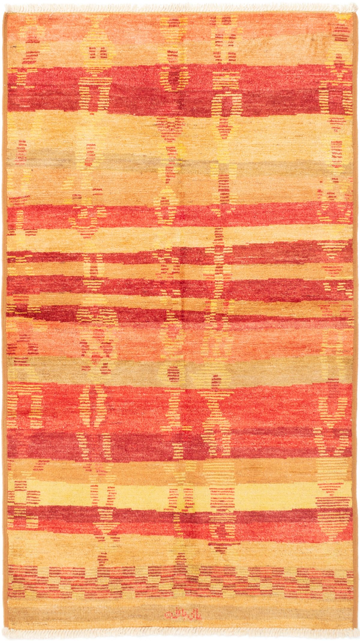 Hand-knotted Shalimar Red Wool Rug 5'1" x 8'9" Size: 5'1" x 8'9"  