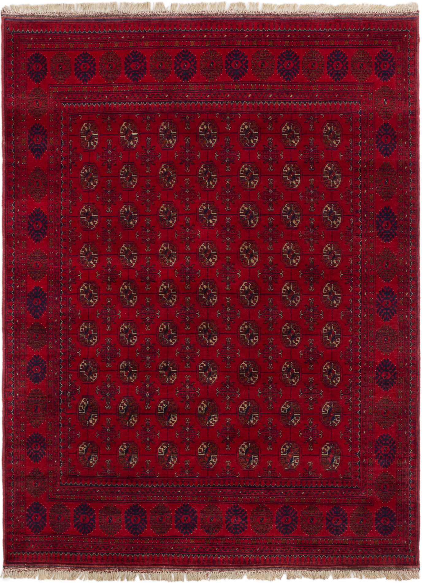 Hand-knotted Finest Khal Mohammadi Red Wool Rug 5'0" x 6'7"  Size: 5'0" x 6'7"  