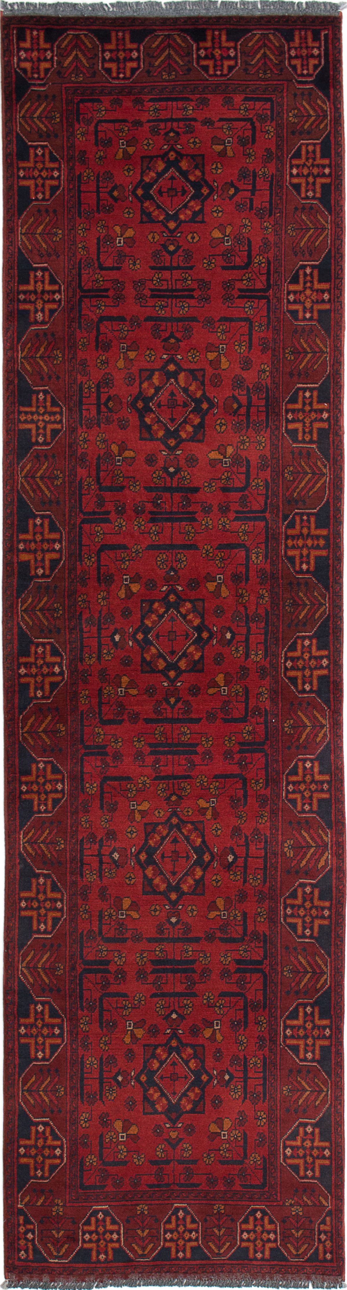 Hand-knotted Finest Khal Mohammadi Red Wool Rug 2'5" x 9'7"  Size: 2'5" x 9'7"  
