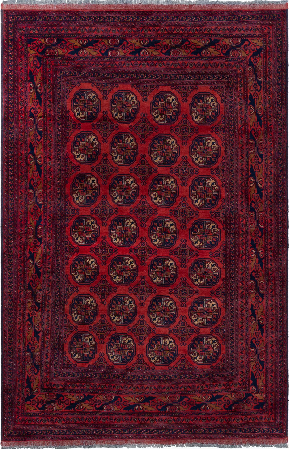 Hand-knotted Finest Khal Mohammadi Red Wool Rug 6'5" x 9'8"  Size: 6'5" x 9'8"  