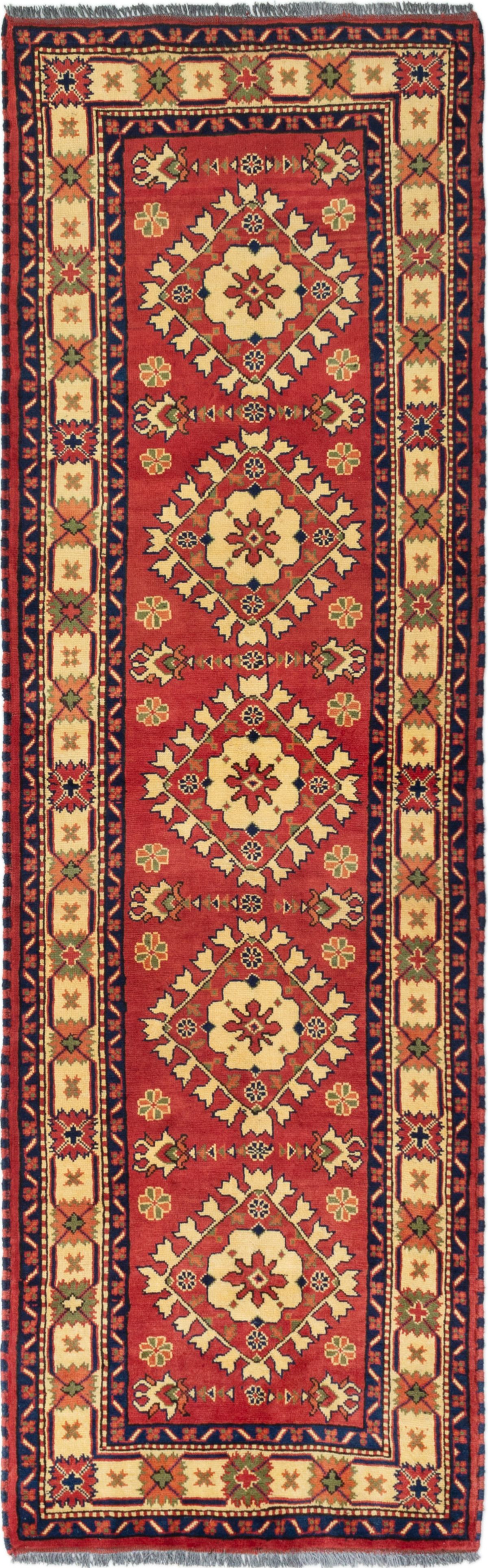 Hand-knotted Finest Kargahi Dark Copper Wool Rug 2'8" x 8'8" Size: 2'8" x 8'8"  