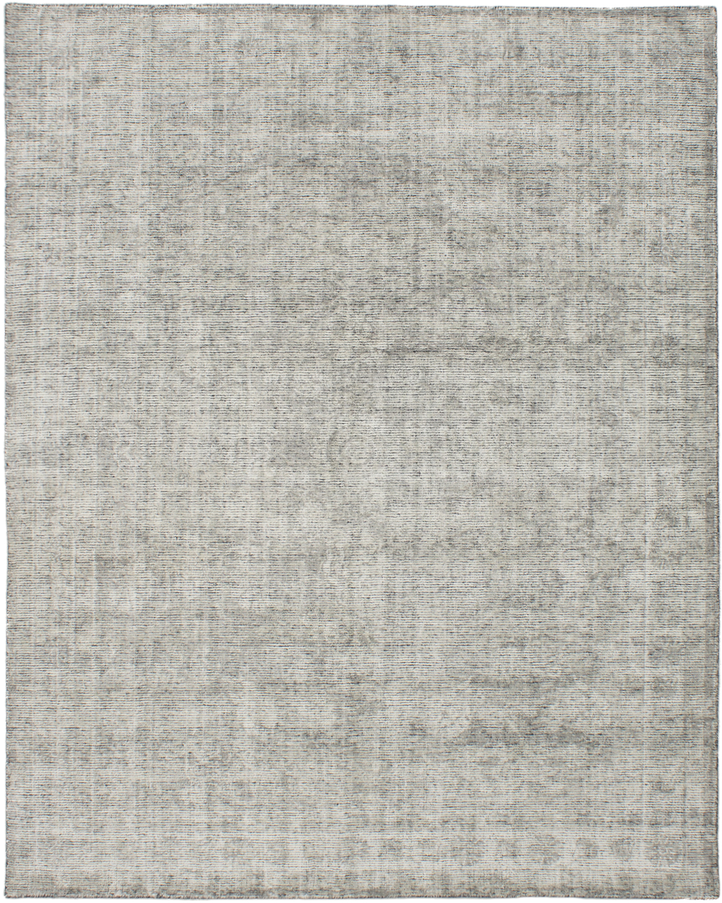 Hand loomed Galleria Grey Silk Rug 8'0" x 10'0" Size: 8'0" x 10'0"  