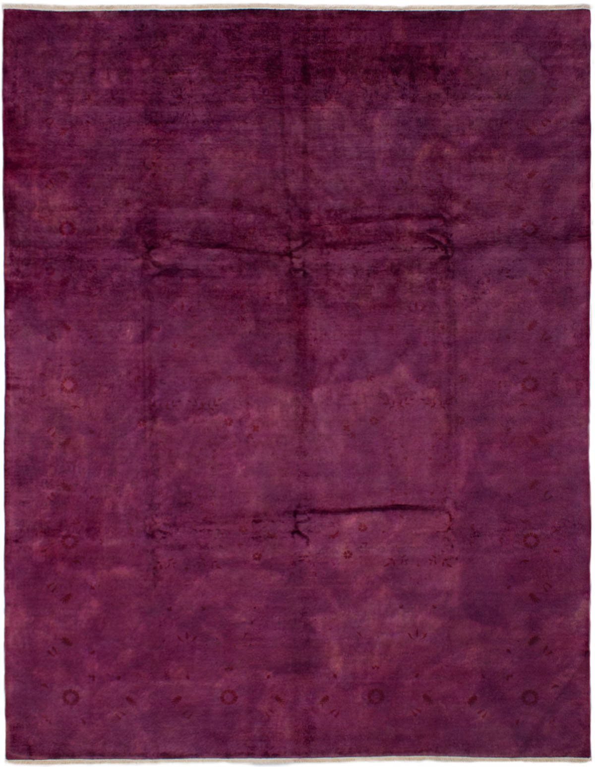Hand-knotted Vibrance Burgundy Wool Rug 9'0" x 11'7" Size: 9'0" x 11'7"  