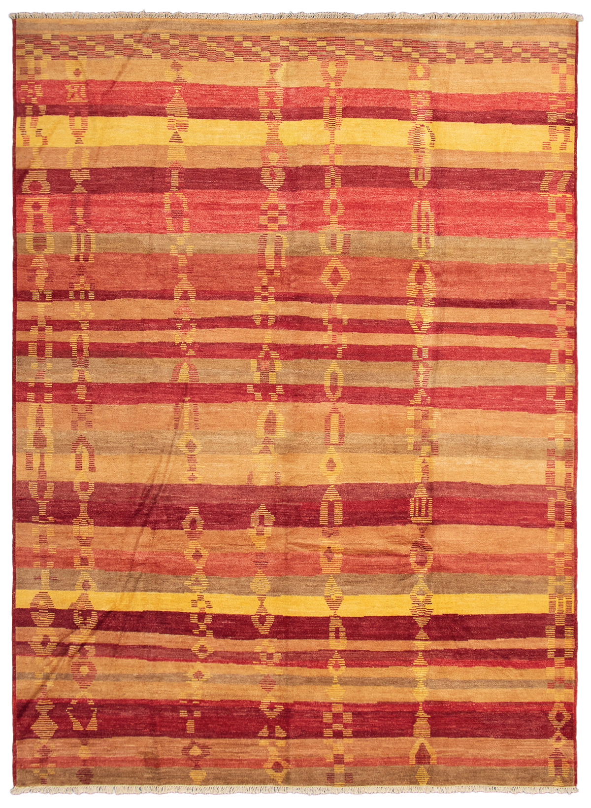 Hand-knotted Shalimar Red Wool Rug 10'0" x 13'10" Size: 10'0" x 13'10"  