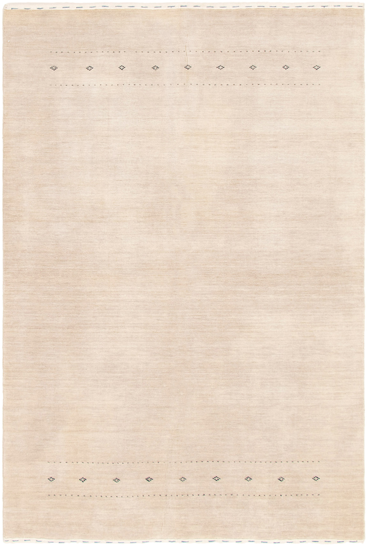 Hand-knotted Kashkuli Gabbeh Light Grey Wool Rug 5'4" x 8'0" Size: 5'4" x 8'0"  