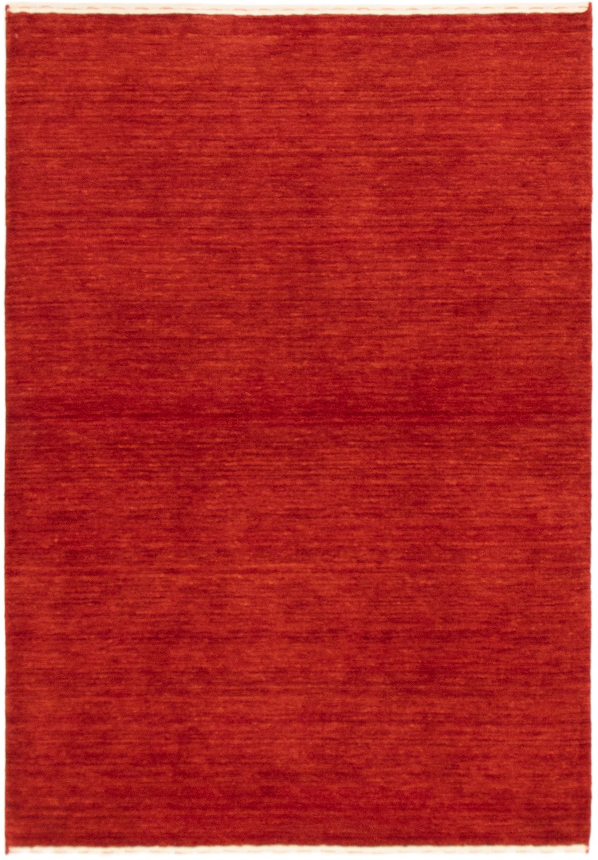 Hand-knotted Kashkuli Gabbeh Dark Copper Wool Rug 4'1" x 5'10" Size: 4'1" x 5'10"  