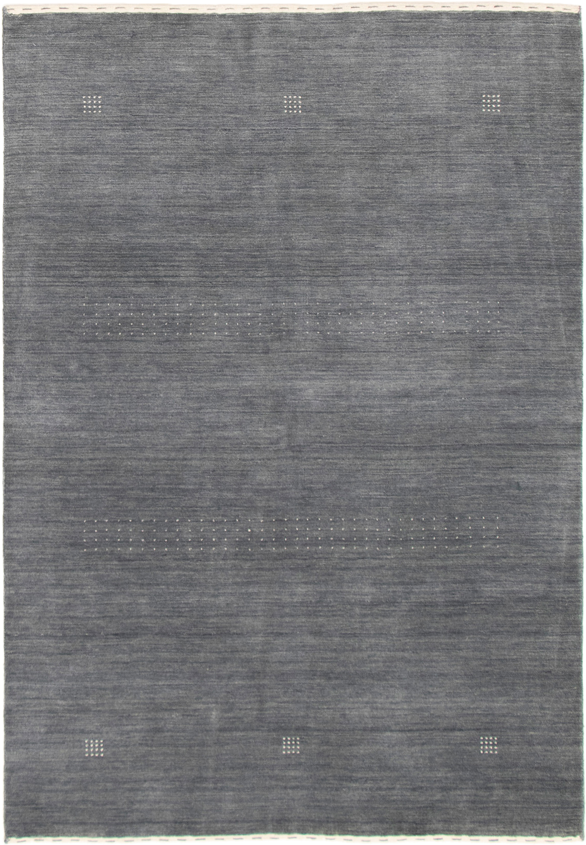 Hand-knotted Kashkuli Gabbeh Dark Grey Wool Rug 5'0" x 7'2" Size: 5'0" x 7'2"  