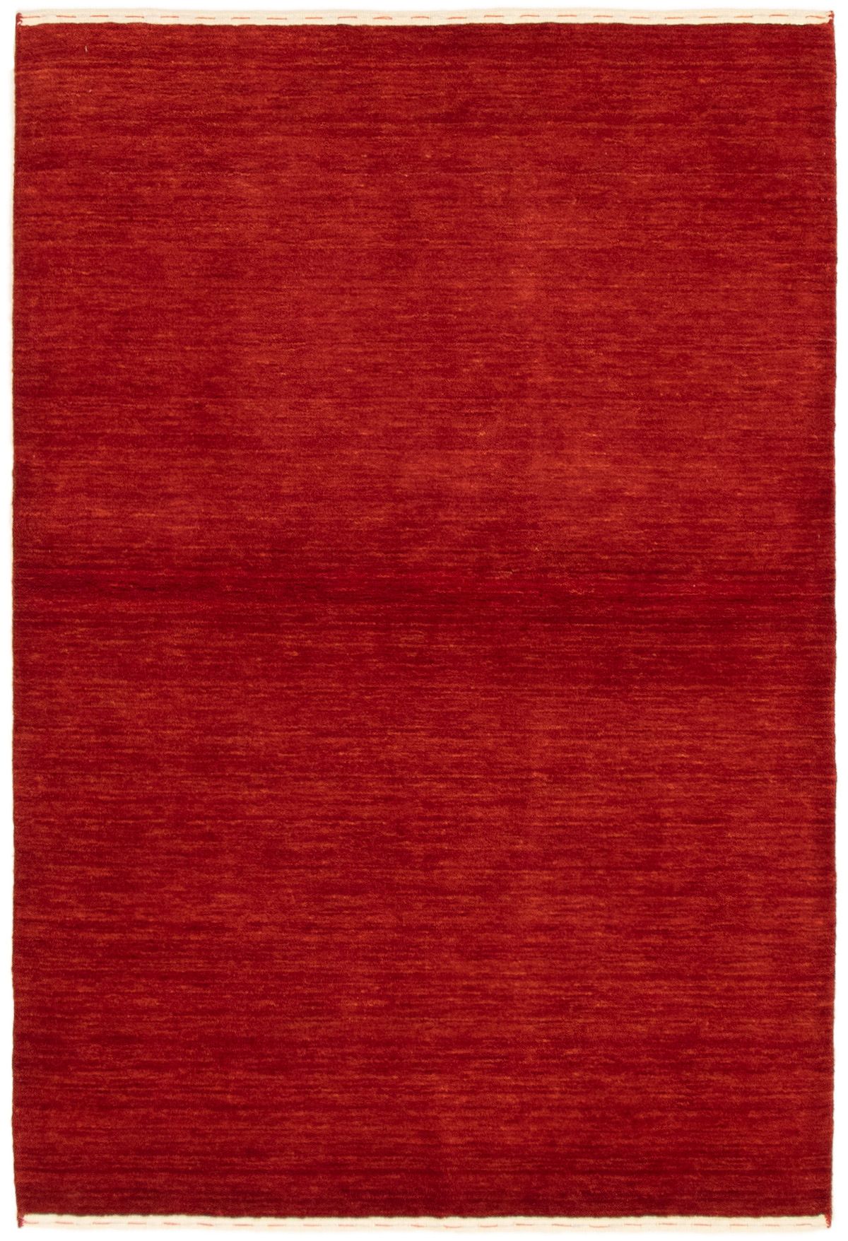 Hand-knotted Kashkuli Gabbeh Red Wool Rug 4'0" x 5'10" Size: 4'0" x 5'10"  