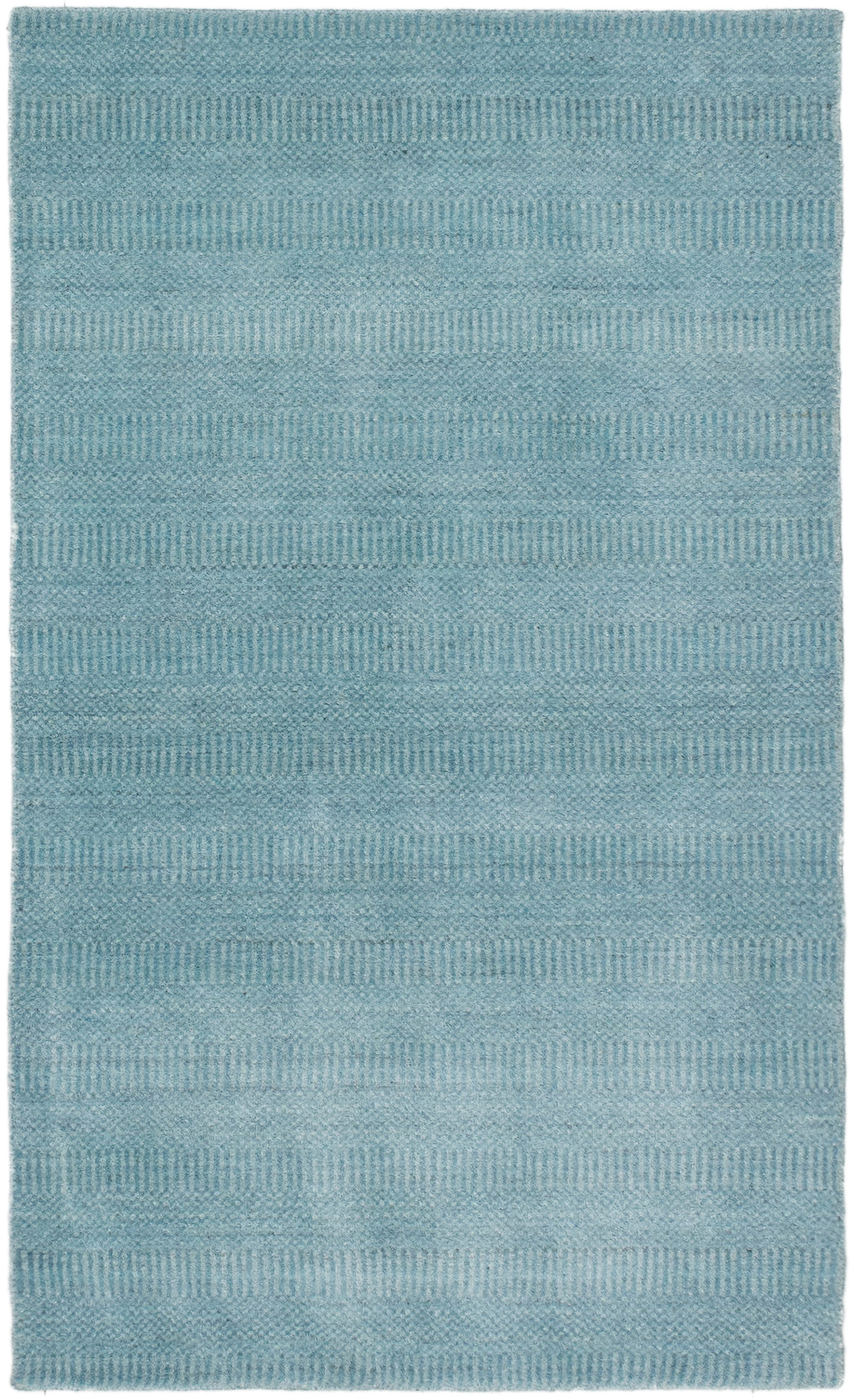 Hand-knotted Pearl Denim Blue  Rug 3'0" x 5'0" Size: 3'0" x 5'0"  