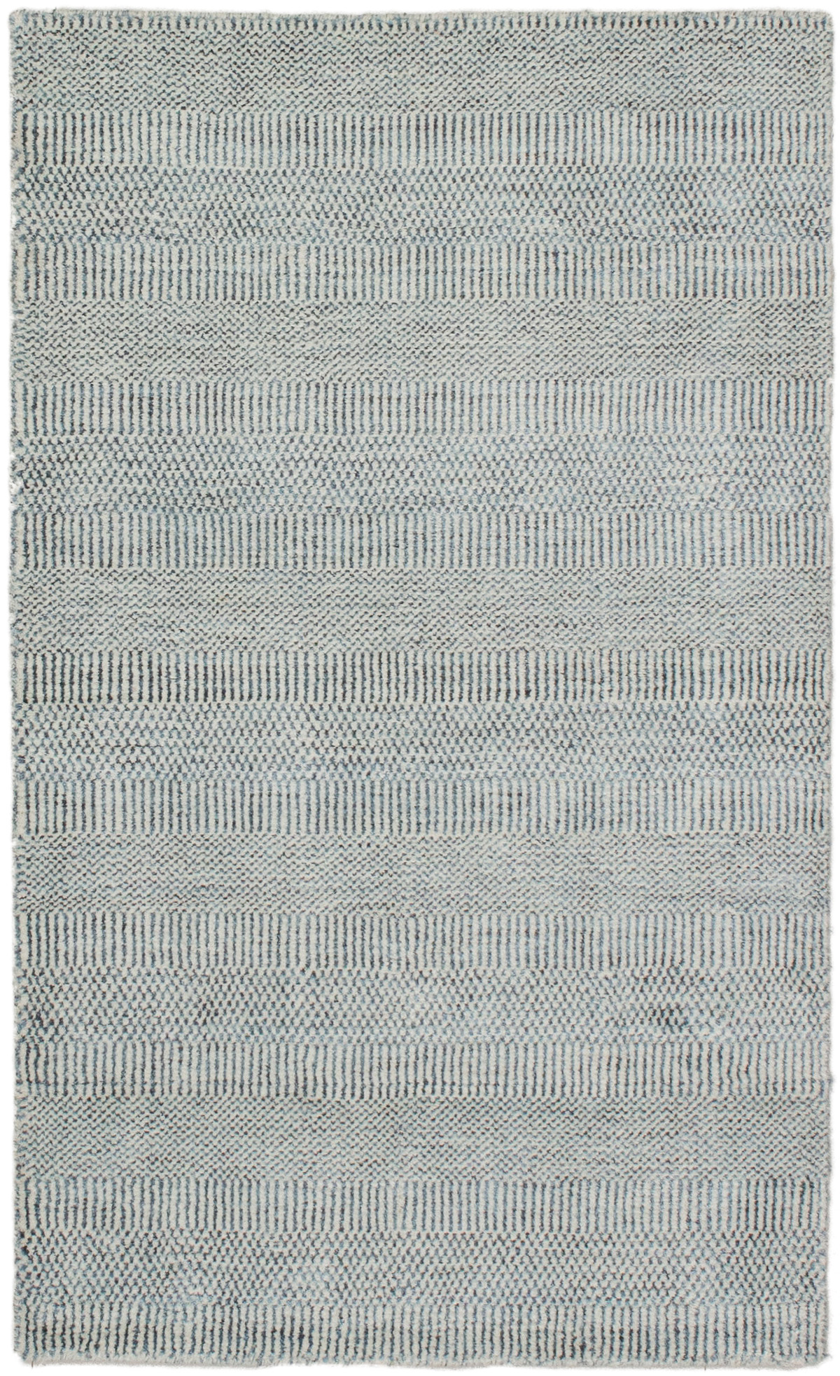 Hand-knotted Pearl Denim Blue  Rug 3'0" x 5'0"  Size: 3'0" x 5'0"  