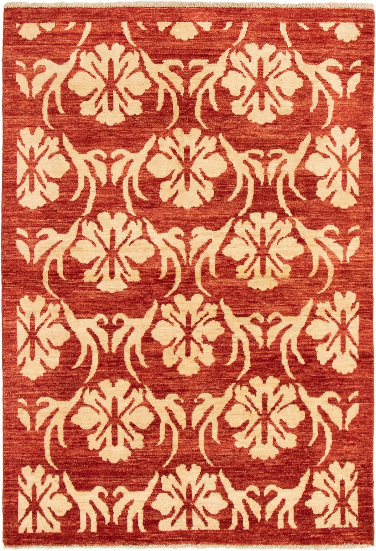 Hand-knotted Finest Ziegler Chobi Dark Copper Wool Rug 3'11" x 5'8" Size: 3'11" x 5'8"  