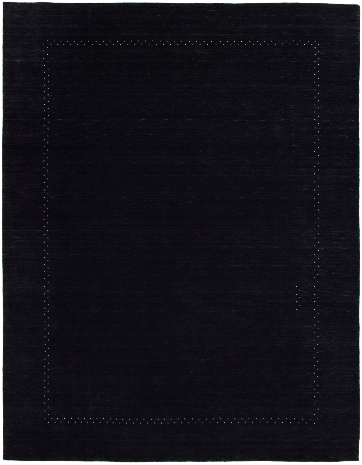 Hand-knotted Kashkuli Gabbeh Black Wool Rug 9'0" x 11'8" Size: 9'0" x 11'8"  