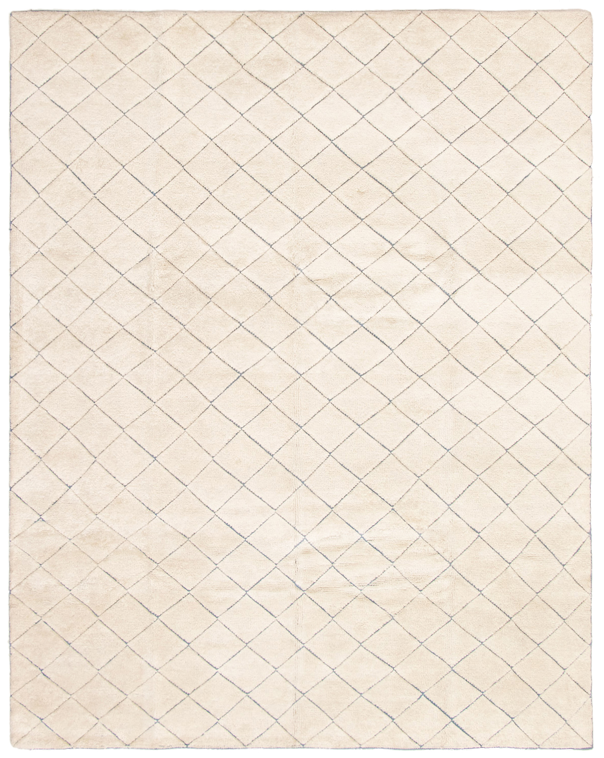 Hand-knotted Arlequin Cream Wool Rug 7'10" x 10'0" Size: 7'10" x 10'0"  