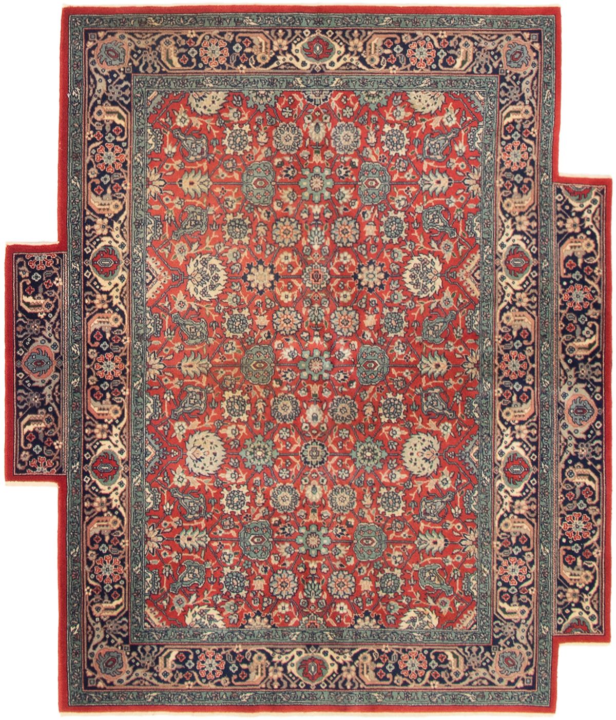 Hand-knotted Pako Persian 18/20 Red Wool Rug 5'0" x 5'9" Size: 5'0" x 5'9"  