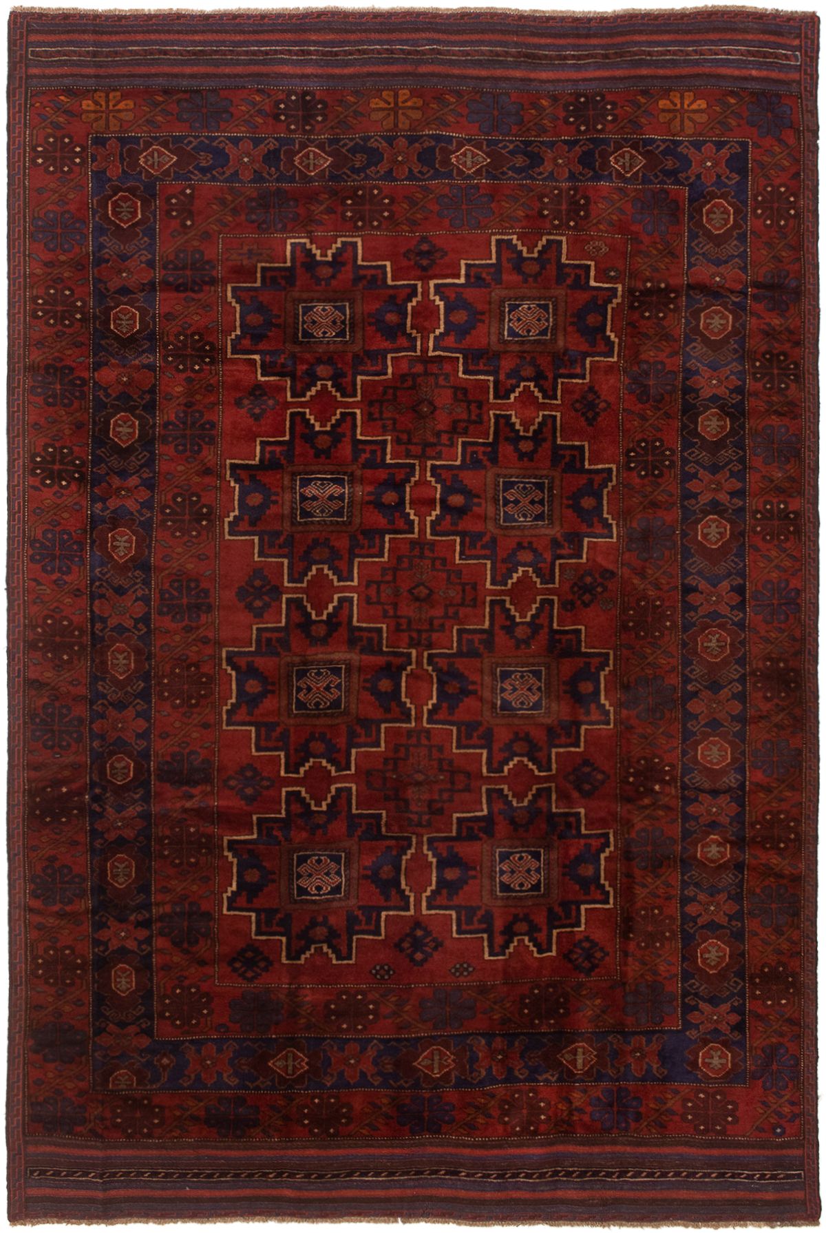 Hand-knotted Finest Rizbaft Copper Wool Rug 9'4" x 6'4" Size: 9'4" x 6'4"  
