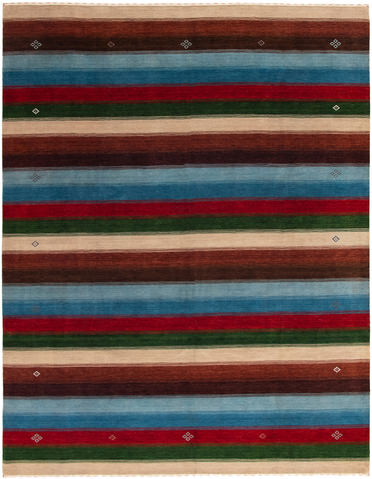 Hand-knotted Kashkuli Gabbeh Red Wool Rug 9'2" x 11'10" Size: 9'2" x 11'10"  