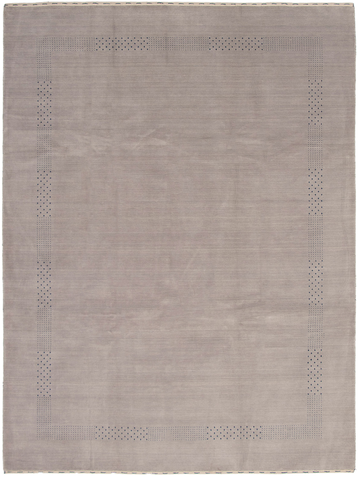Hand-knotted Kashkuli Gabbeh Light Grey Wool Rug 9'2" x 12'1" Size: 9'2" x 12'1"  