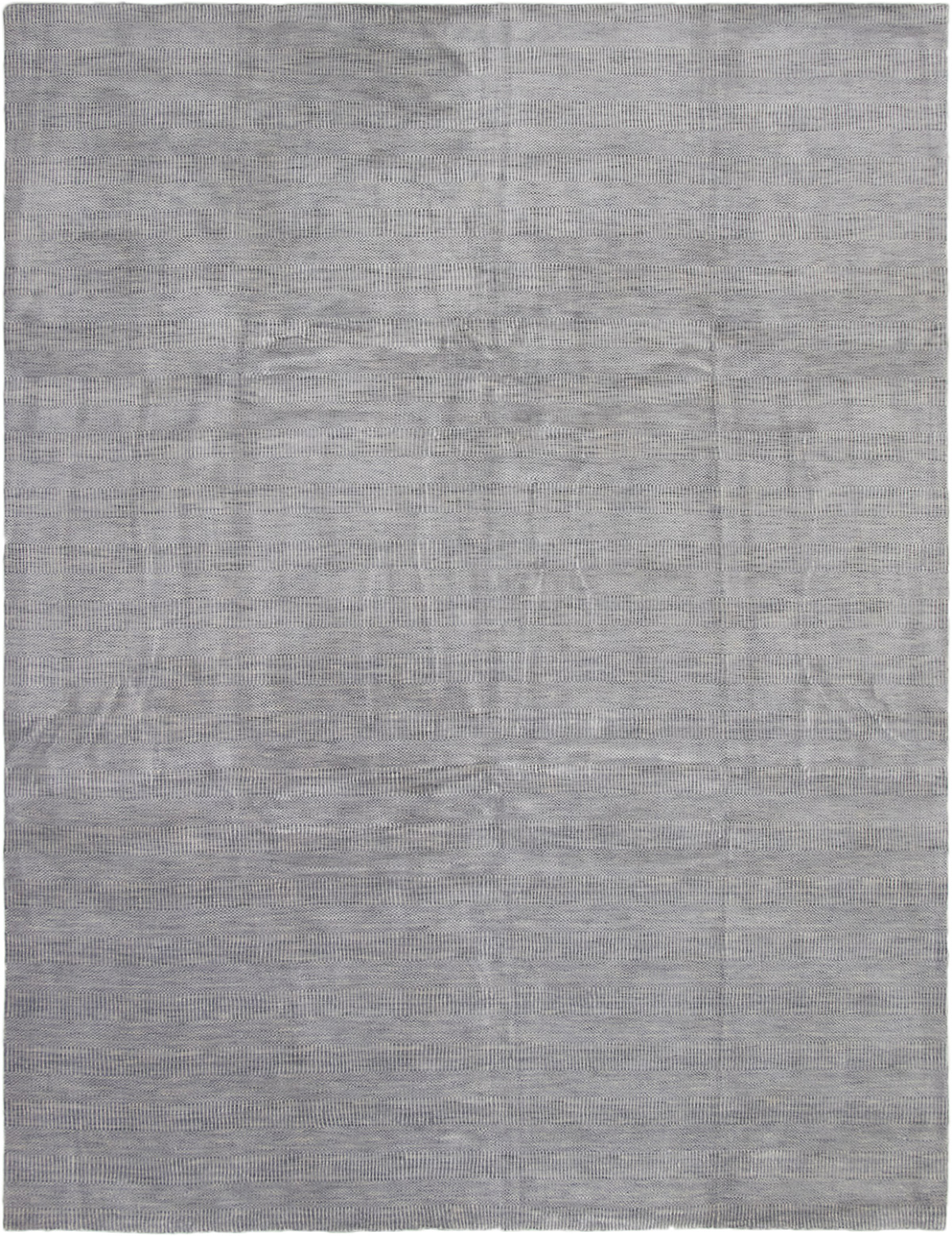 Hand-knotted Pearl Grey  Rug 9'1" x 11'10" Size: 9'1" x 11'10"  