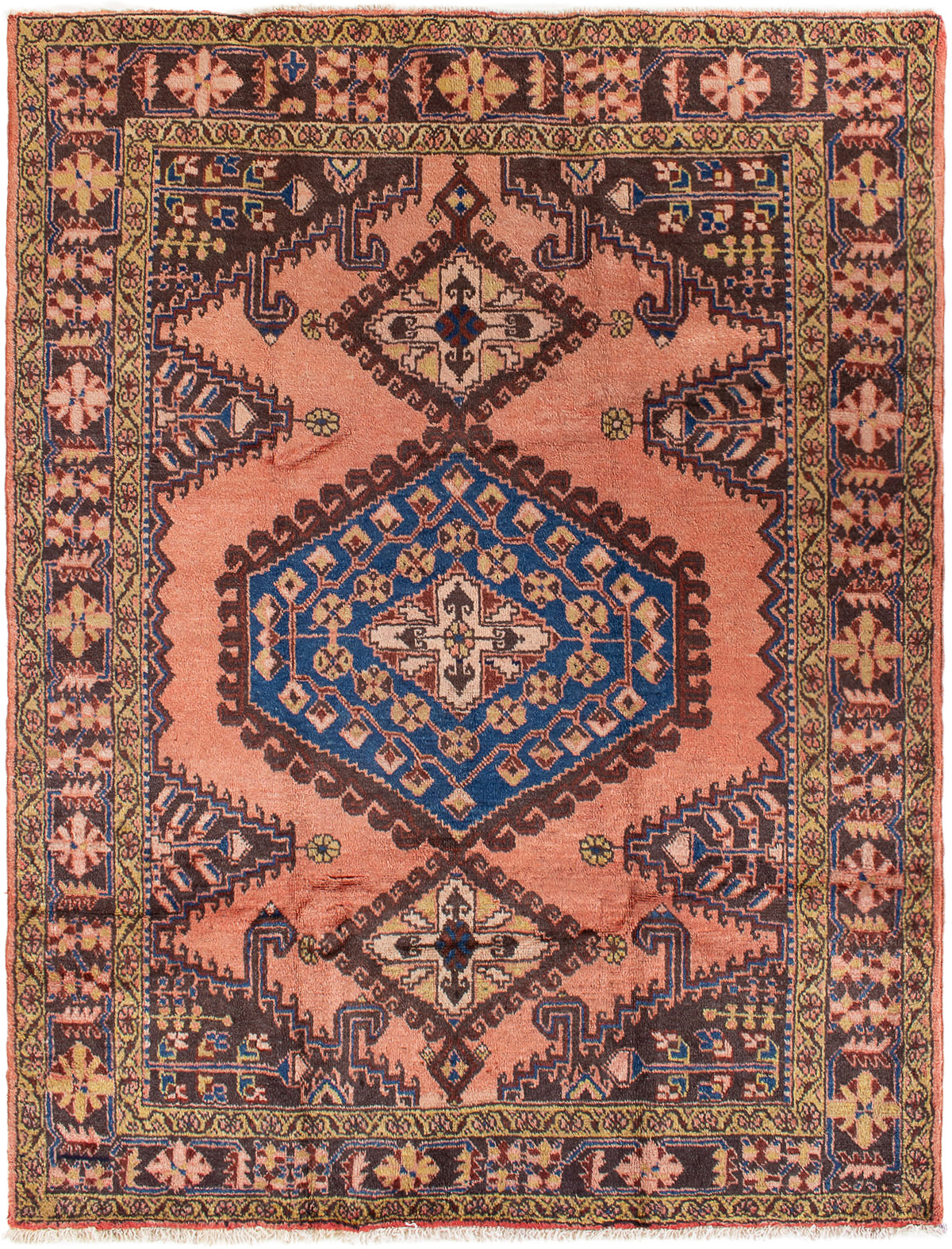 Hand-knotted Malayer  Wool Rug 5'3" x 10'2" Size: 5'3" x 10'2"  