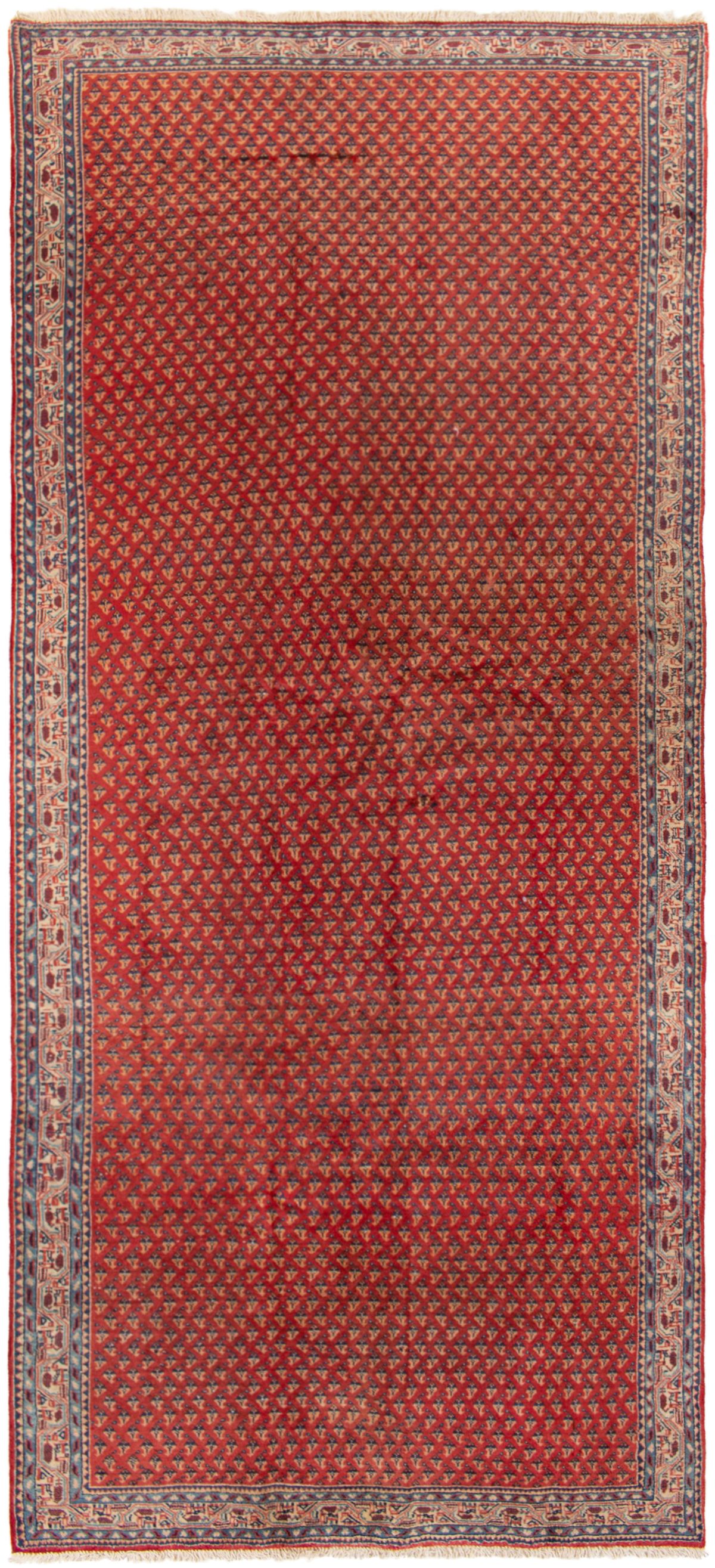 Hand-knotted Arak  Wool Rug 4'6" x 10'9" Size: 4'6" x 10'9"  