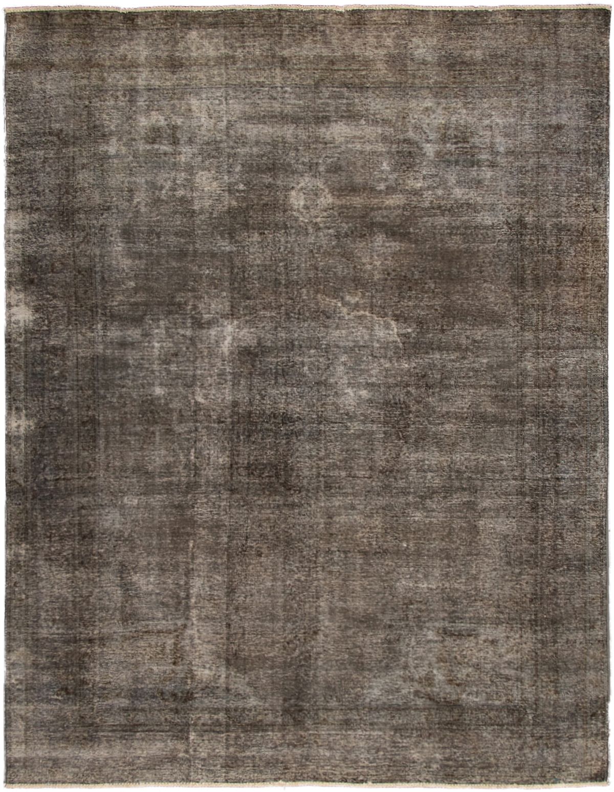 Hand-knotted Color Transition Dark Grey Wool Rug 9'10" x 12'9" Size: 9'10" x 12'9"  