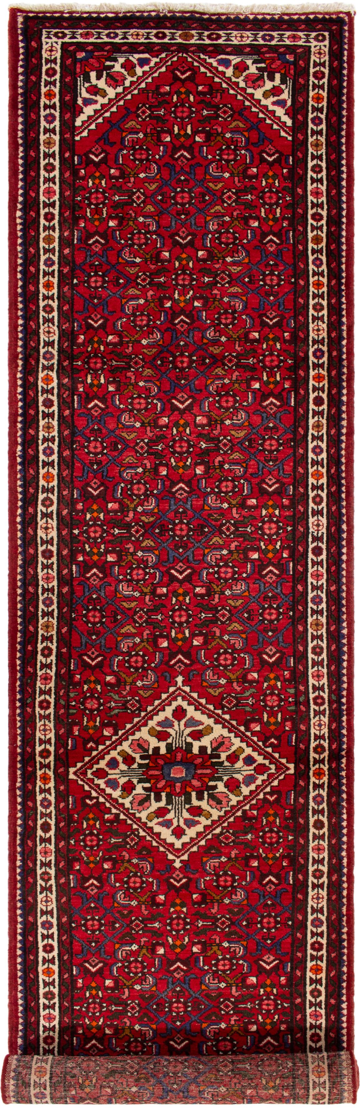 Hand-knotted Hosseinabad  Wool Rug 3'1" x 14'1" Size: 3'1" x 14'1"  