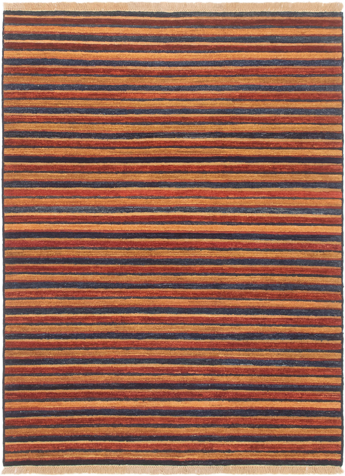 Hand-knotted Finest Ziegler Chobi Dark Copper Wool Rug 4'9" x 6'5" Size: 4'9" x 6'5"  