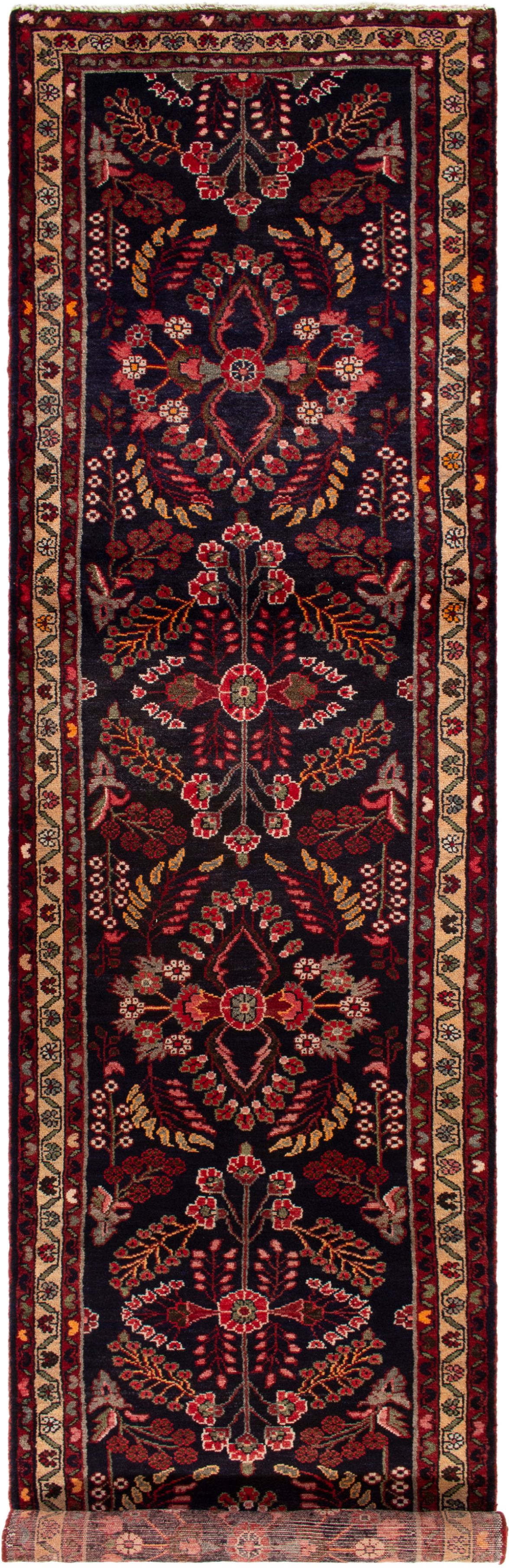 Hand-knotted Hamadan  Wool Rug 3'1" x 12'11" Size: 3'1" x 12'11"  