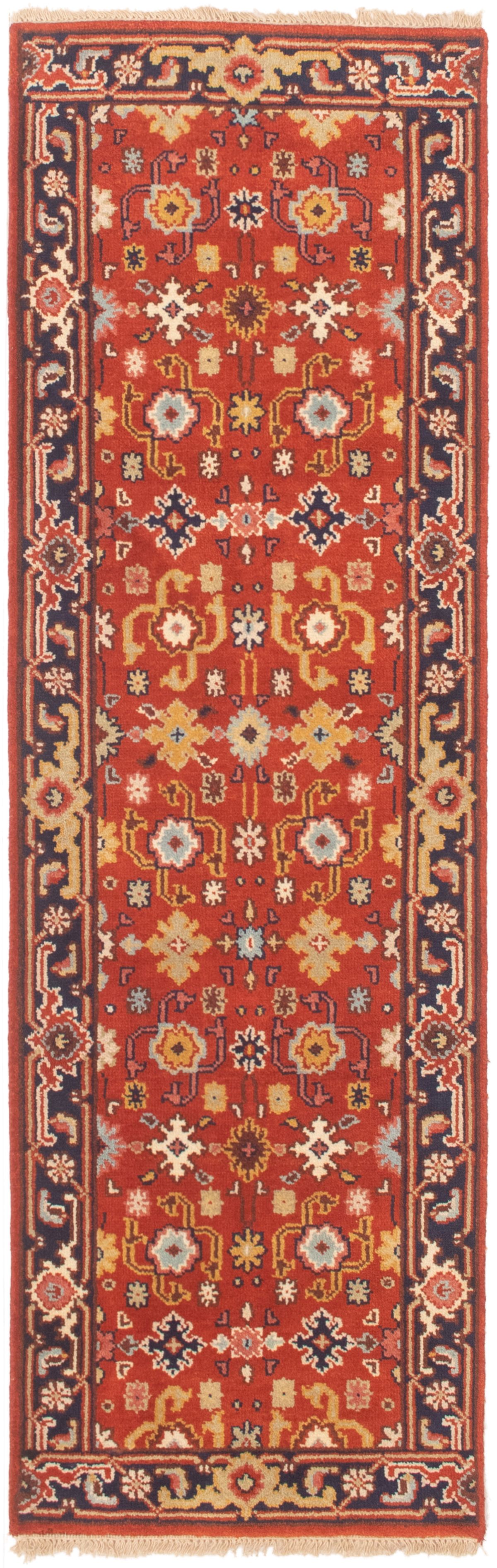 Hand-knotted Serapi Heritage Red Wool Rug 2'5" x 7'11"  Size: 2'5" x 7'11"  