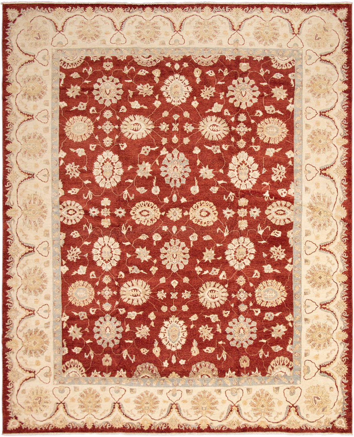 Hand-knotted Chobi Finest Dark Copper Wool Rug 11'10" x 14'7" Size: 11'10" x 14'7"  