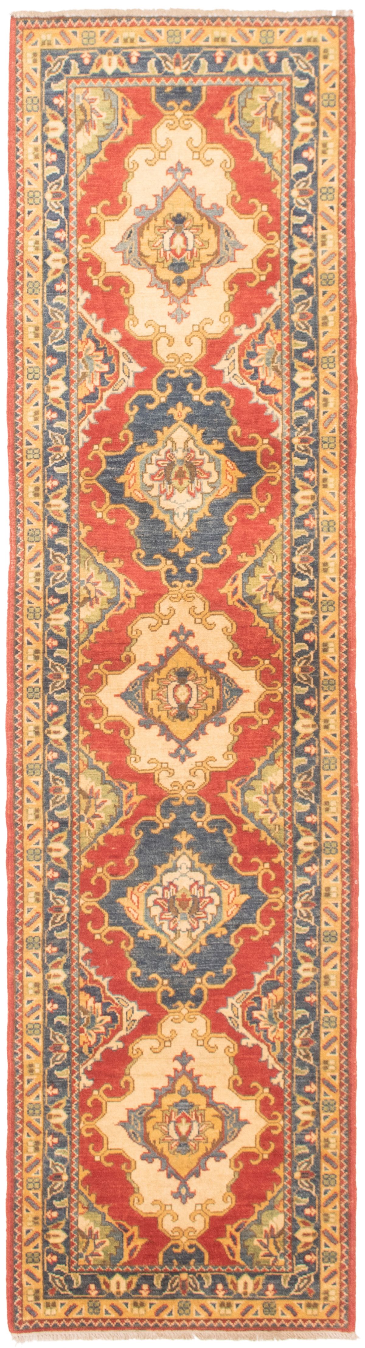 Hand-knotted Finest Gazni Red Wool Rug 2'6" x 9'7"  Size: 2'6" x 9'7"  