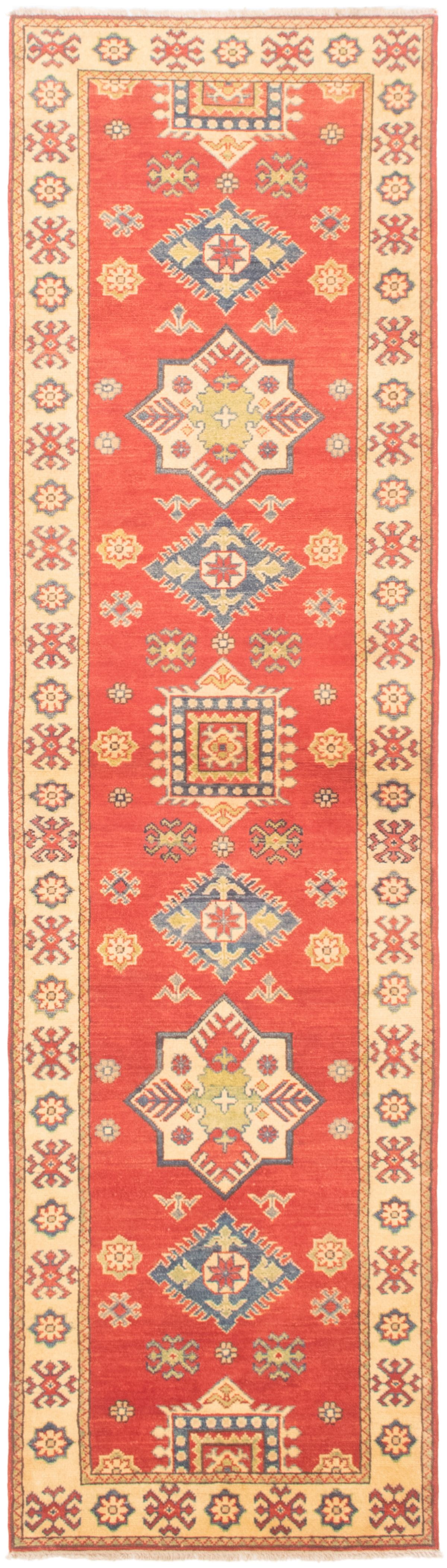 Hand-knotted Finest Gazni Red Wool Rug 2'6" x 9'4"  Size: 2'6" x 9'4"  