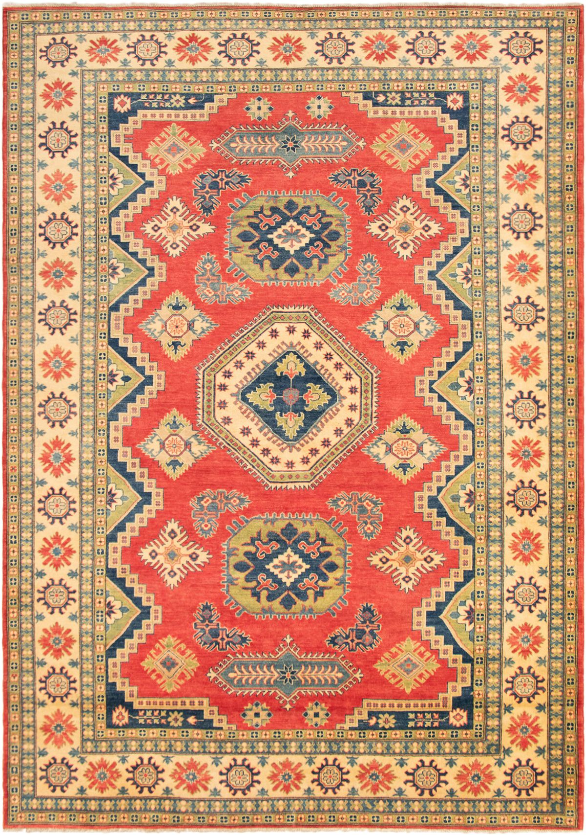 Hand-knotted Finest Gazni Red Wool Rug 8'9" x 12'8" Size: 8'9" x 12'8"  