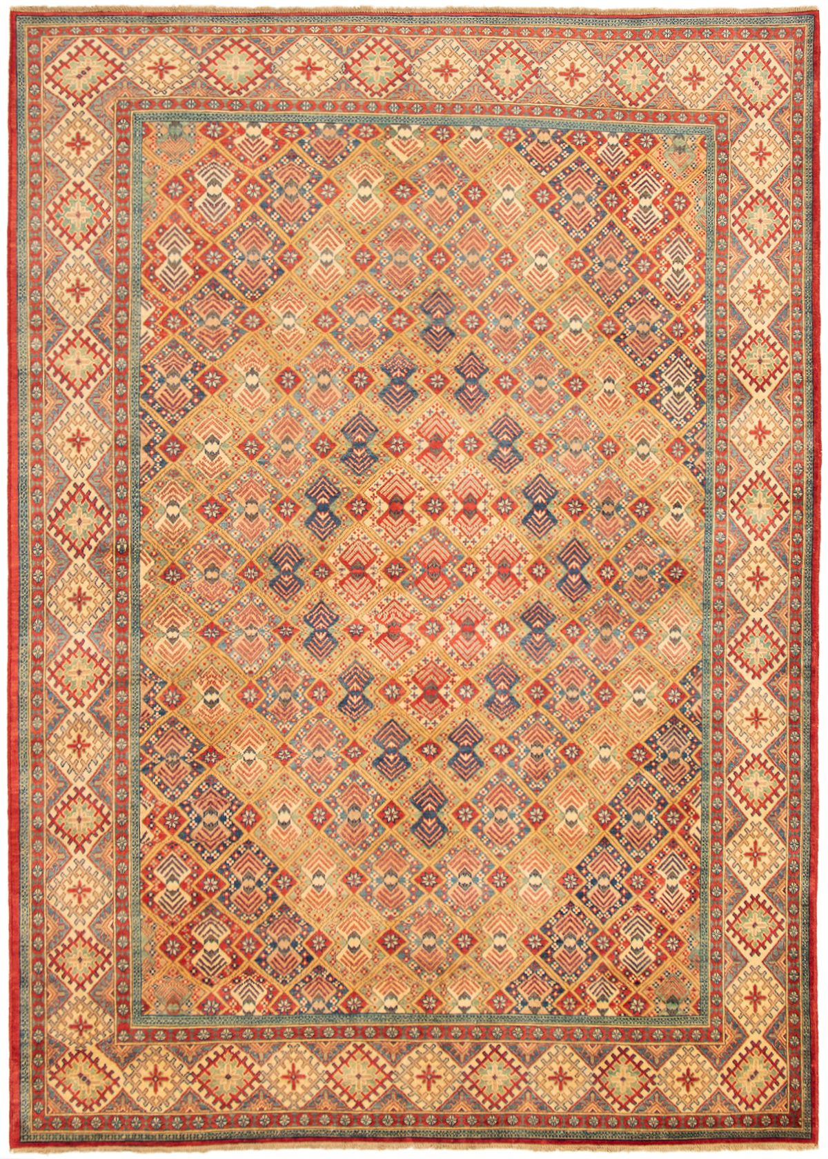 Hand-knotted Finest Gazni Red Wool Rug 8'2" x 11'4" Size: 8'2" x 11'4"  