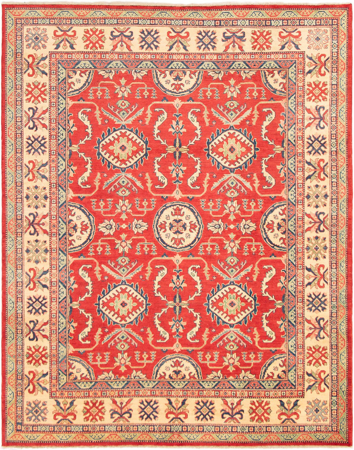 Hand-knotted Finest Gazni Red Wool Rug 7'11" x 10'0" Size: 7'11" x 10'0"  
